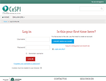 Tablet Screenshot of cursos.cespi.unlp.edu.ar