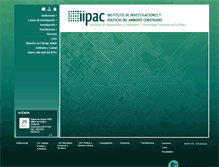 Tablet Screenshot of iipac.unlp.edu.ar