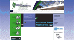 Desktop Screenshot of fcv.unlp.edu.ar