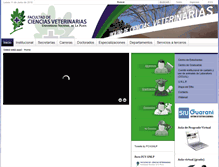 Tablet Screenshot of fcv.unlp.edu.ar