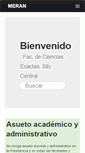 Mobile Screenshot of biblio.exactas.unlp.edu.ar