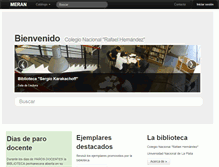 Tablet Screenshot of biblio.nacio.unlp.edu.ar