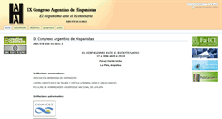 Desktop Screenshot of ixcah.fahce.unlp.edu.ar
