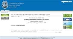 Desktop Screenshot of cehlp.fahce.unlp.edu.ar