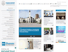 Tablet Screenshot of perio.unlp.edu.ar