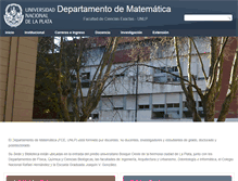 Tablet Screenshot of mate.unlp.edu.ar