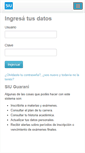 Mobile Screenshot of guarani-derecho.unlp.edu.ar
