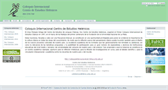 Desktop Screenshot of coloquiointernacionalceh.fahce.unlp.edu.ar